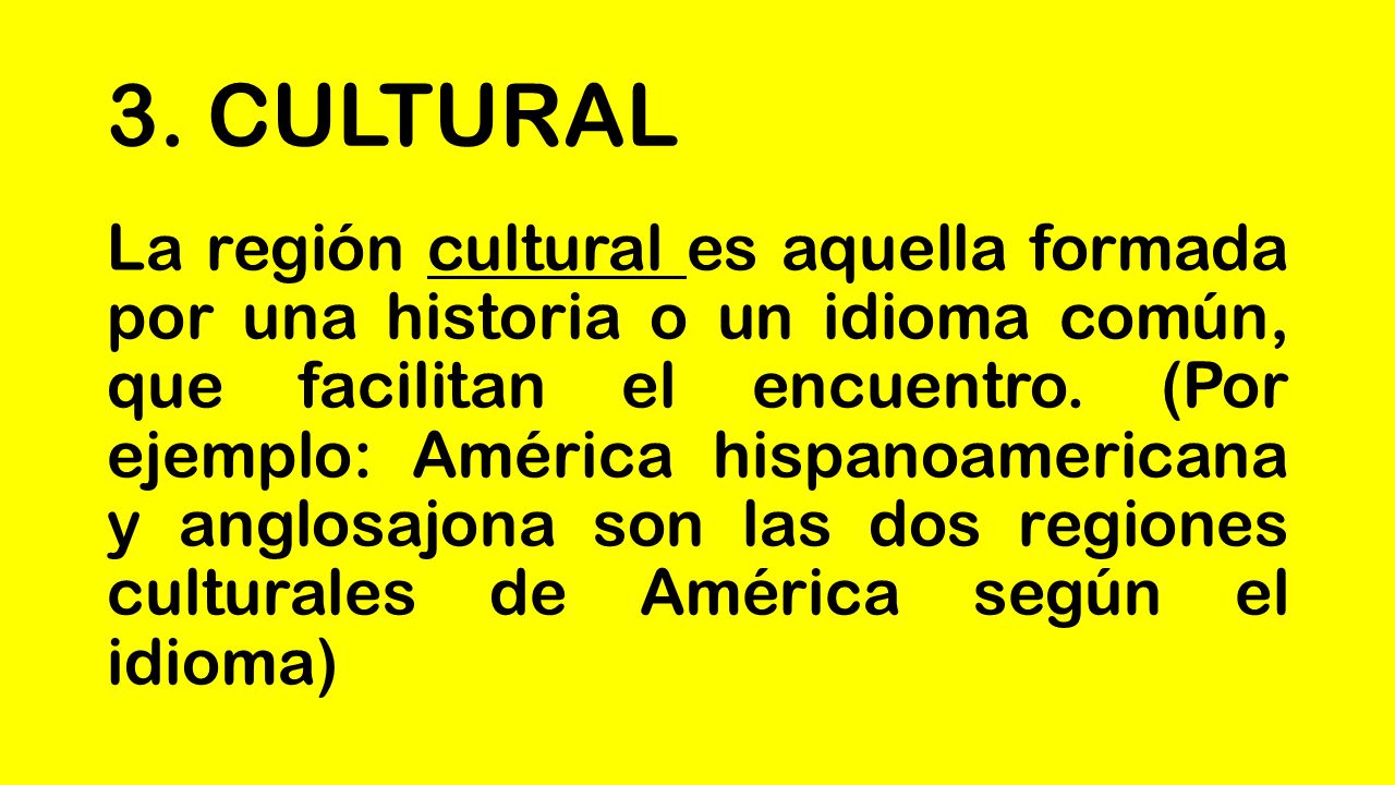 Que es un region